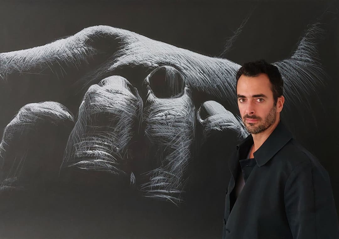 Ivan Milisic in his studio